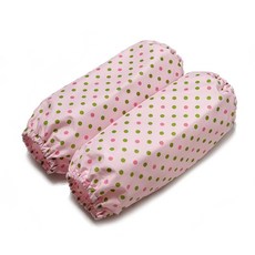 아동용 방수 팔토시, 핑크연두땡