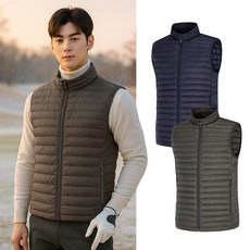 비티알 비티알 BTR 골프 겨울 남성 기획 웰론 경량 조끼_SC