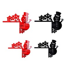 4p/세트형 스위치 스티커 3D 스노우 스티커를 3D 스노우 스티커를 부착합니다.