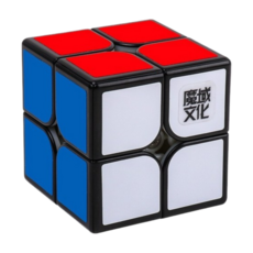 MoYu 魔域文化 威魄WRS 二階 魔術方塊, 黑色, 半亮六色