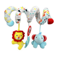 피셔프라이스 스파이럴 촉감놀이 유모차 완구, MIX COLOR, 1개