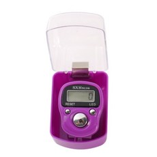 小邑的家 盒裝迷你LED手指計數器 念佛計數器 電子計數器，輕巧便攜，LED顯示清晰, 紫色, 1個