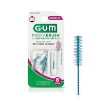 GUM 치간칫솔 리필 보통 플라그 제거 8개입