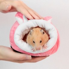 겨울준비 햄스터은신처 포근한집꾸미기 소동물침대, 그레이