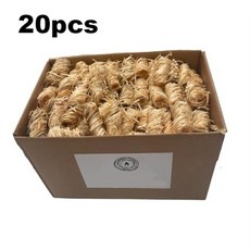 화재 스타터 100g/500g/1000g 목재 양모 라이터 숯불 바베큐 화덕 스토브 로그 버너 및 캠핑