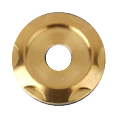 桀諾 鈦合金大牌螺絲 魔幻藍/鈦金/鈦黑 鈦螺絲 附贈墊片 車牌螺絲 裝飾, 1個