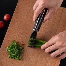 多功能切絲器 不銹鋼切蔥絲器 廚房切絲刀 切菜器 家用切絲刀, 切蔥器6片, 1個