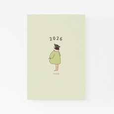 삼알 2026 미각의요일 다이어리, 1개, 연두소녀