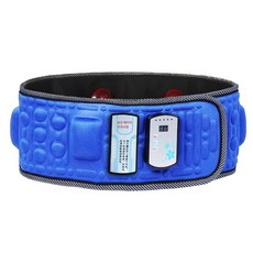 허리 슬리밍 뱃살 진동벨트 복부 스트레칭 마사지 바디, 기본 색상, 적외선 조명으로 스마트 버튼 충전