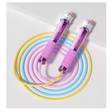 NBMY兒童競速跳繩小學用學生考試一年級幼兒園指節競速跳繩, 1個, 夢幻粉(磨砂繩)