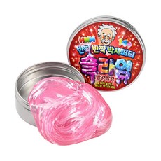 토이토 박사 퍼티 유리 슬라임 오리지널 투명 주물럭 말랑이, 2개, 62g, 빨강빨강