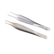 파키스탄 에디슨 포셉 12.3cm 무구 유구 마이크로핀셋, 1개, 유구12