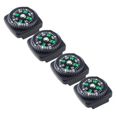 셀링랩 시계줄 나침반, 블랙, 4개