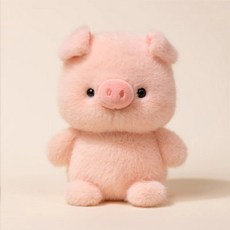 귀여운 16cm 플러시 동반자 인형 Capybara 코끼리 박제 동물 베개 곰 장난감 잠자는 선물, Pig