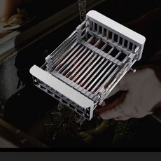 싱크대받침대 식기건조대 배수 물빠짐 회색 46893EA 1(PC)