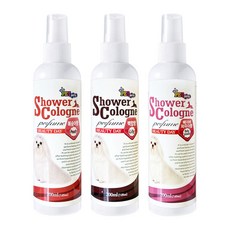 펫퍼스 반려동물 샤워코롱 200ml 3종 (복숭아백합파우더향), 1개