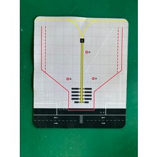 쭌스몰 모형 비행기 합금소재 20cm 항공기 피규어, 1개, 헬리콥터 착륙장 25x30cm