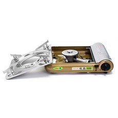 여행 휴대용 부탄 가스 버너 캠핑용 가스레인지 부르스타, 1개