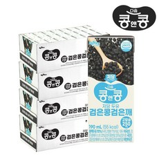 콩앤콩 저당두유 검은콩 검은깨, 96개, 190ml