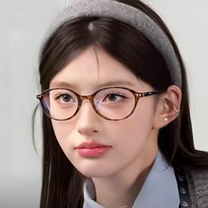 SORIA 타원형 레트로 블루라이트차단 안경 얼굴작아보임 남녀공용