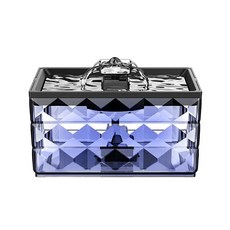 Petek 科技養寵 水晶寵物飲水機JCA22 大容量4L 大小犬貓多寵家庭通用, 1個, 透明4L