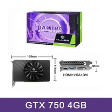 MLLSE 비디오 카드 NVIDIA GTX 750TI 4GB GDDR5 128비트 PCIe 3.0 x16 데스크탑 컴퓨터 게임용 GPU 새, 03 GTX 750 4GB, 01 빠른