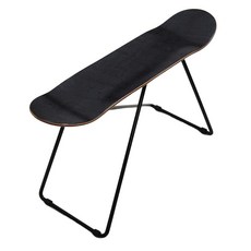 스케이트보드 인테리어 다용도 업소용 디자인 테이블 철제다리 모던 철제 카페용 블랙 스툴, 3. 블랙보드