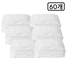 포지픽 먼지털이 먼지털이개 먼지흡착, 1세트, 화이트리필 60개