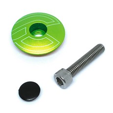 치네리(cinelli) 자전거 로드 자전거 톱 캡 TOP CAP GREEN WITH BOLT & PLUG TCAPGRE