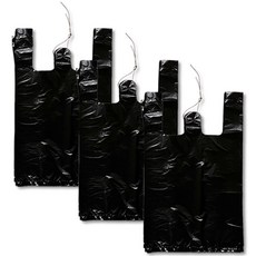애니돌 손잡이 마트봉투 검정, 12L, 300개