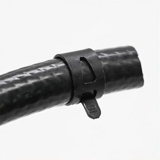 155Pcs 스프링 밴드 호스 클램프 구색 키트 실리콘 진공 파이프 6-22mm 저압 클립 (검정색)