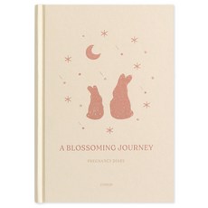 인디고 처음부모 임신 다이어리 (태교 육아 일기 산모수첩) 초음파앨범 선물 꾸미기 사진 정리 보관 성장 주수 기록 노트, 크림옐로우, 크림 옐로우, 1개