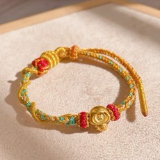 儒家寶寶 彌月金飾 黃金手繩 純金9999大笑蛇 古錢笑口常開蛇編織手繩 生肖寶寶手鍊 彌月/滿月禮