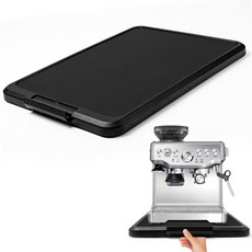 LJL 이동식 슬라이딩 트레이 주방 선반 커피메이커 에어프라이어 토스터기 가전 받침대, 1개, 블랙