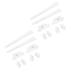 SAUCER 교체용 노즈 피스 패드 및 이어삭스 템플 슬리브 고무 키트 오클리 플랙 재킷용 | 재킷 XLJ 선글라스 - 화이트 + 152752