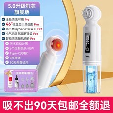 吸黑頭神器美容儀器熱敷臉部小氣泡黑頭毛孔清潔美容儀面部吸出器, 如图, 【5.0升級機芯旗艦版】全臉深層清潔+加大熱敷面+強勁吸力+