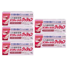 일본 덴처메이트 틀니 접착제 의치 안정제 12g, 12ml, 5개