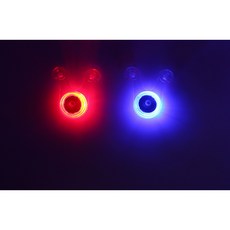 캠핑 스트링 가드 텐트 타프 걸림 방지 안전등 LED 라이트 램프 야간 낚시 조명, 빨강