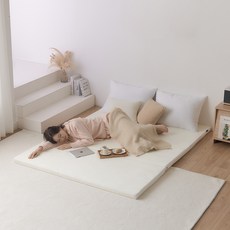 동서가구 EZ매트 메모리폼 3단 접이식 퀸 Q 토퍼 매트리스 DF637094