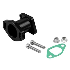 오토바이 카뷰레터 유니버설 인테이크 매니폴드 파이프 인렛 혼다 VM22 PZ19 PZ26 GX120 GX160 GX200 YX125, 01 BLACK