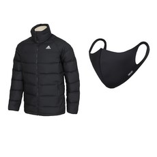 adidas 愛迪達 立領羽絨外套 FT2528+立體口罩