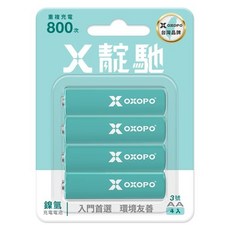 OXOPO 鎳氫充電電池, 1個, 3號AA(4入)