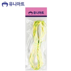 배들 유니아트 (지끈) 1000 투톤 칼라 지끈 (3mm) (노랑.연두)