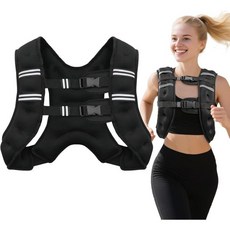 8lb12lb16lb20Lb WEIGHT 웨이트ed VEST 베스트 조끼 for Woman Men Reflective STRIPE 스트라이프, 11파운드