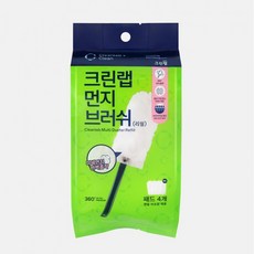 먼지 제거 브러시 리필 4매 정전기 털이개 청소솔 섬유 먼지털이 브러쉬, 1개
