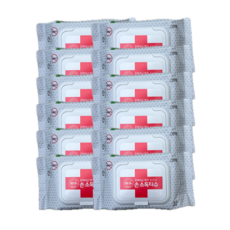 노브랜드 손소독티슈, 12개