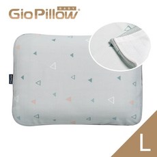 GIO Pillow 冰涼透氣兒童枕 L號 兒童枕頭 午睡枕 趴睡枕 韓國 寶寶枕頭 涼感枕, L號(雙淇淋)-宇治山丘