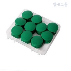 엠에스몰 칼라원형자석홀더 특대 녹색 38mm 20개입 마그네틱자석, 단품, 상세페이지 참조