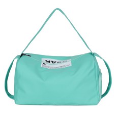達絲艾克牛津紡托特包時尚拉鍊閉合乾溼分離健身包, 薄荷綠, 1個