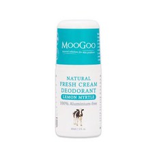 澳洲MooGoo慕爾果-爽身淨味滾珠式草本體香劑-檸檬香桃(綠標), 60g, 1個